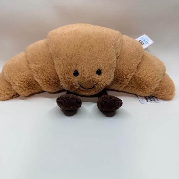 Jellycat small amuseables croissant new with tags stuffed animal authentic - Picture 2 of 5